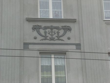 reliéf rohu hojnosti Masarykova ulice Ústí nad Labem